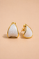 Ivory Muse Sculpted Stud Earrings