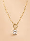 Seraphina Crystal Toggle Necklace