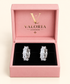 Ava Crystal Hoop Earrings presented in Valoria London jewellery box