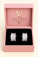 Lumière Pavé Curve Earrings presented in a pink Valoria London jewellery box
