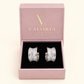 Monaco Crystal Hoop Earrings presented in Valoria London jewellery box