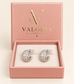 Vienna Crystal Statement Earrings presented in a Valoria London jewellery box